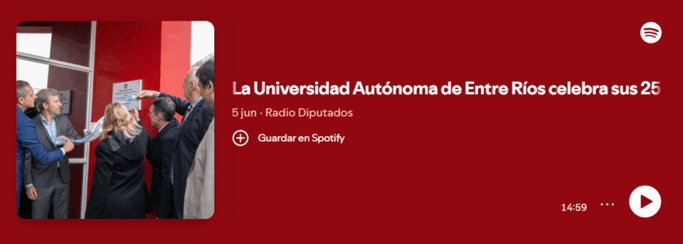 La Universidad Autónoma de Entre Ríos celebra sus 25 años