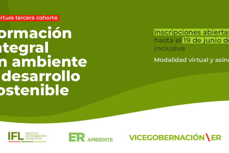 Inscripciones abiertas para la tercera cohorte sobre Ambiente y Desarrollo Sostenible